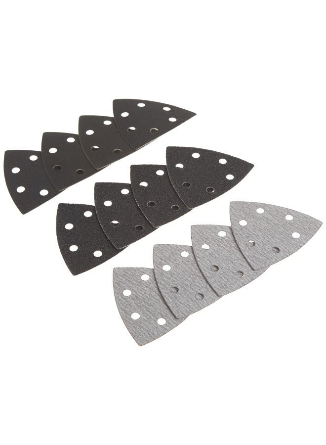 DEWALT Sandpaper Assortment Hook and Loop Triangle 12Pack DWASPTRI - Image 4
