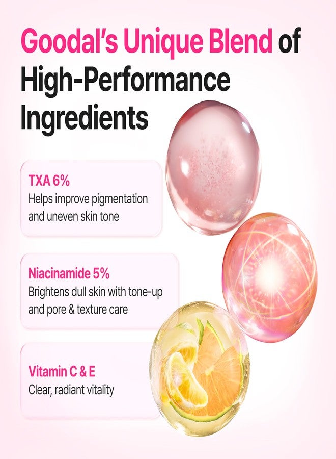 GOODAL Green Tangerine Vita C E TXA Serum | 6% Tranexamic Acid Serum for Face with 5% Niacinamide, Vitamin Exosome | Dark Spot Corrector for Uneven Skin Tone and Radiance | Korean Skincare, 1.01 Fl Oz - Image 4