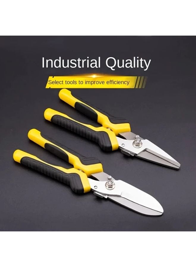 Professional Industrial Shears Stainless Steel Pointed Tip Scissors Metal PVC Pipe Cutter - Image 5