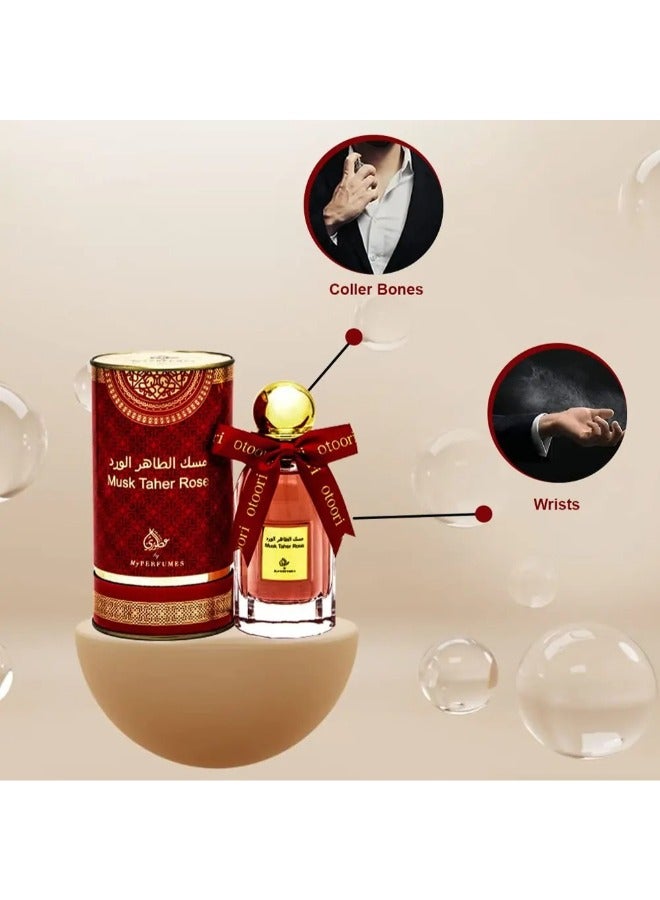 Otoori Musk Taher Rose by MyPerfumes Eau De Parfum For Unisex - 80ml | Sensual & Captivating Fragrance - Image 4