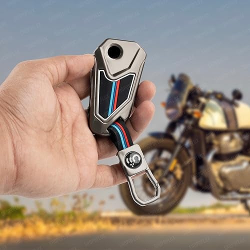 SHOPOFLUX Metal Key Cover Compatible for Universal Bike flip Key (Metal) - Image 3
