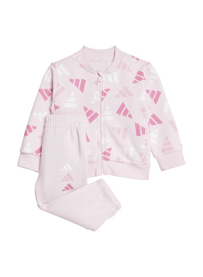 adidas seasonal essentials logo celebration fleece unisex tracksuit