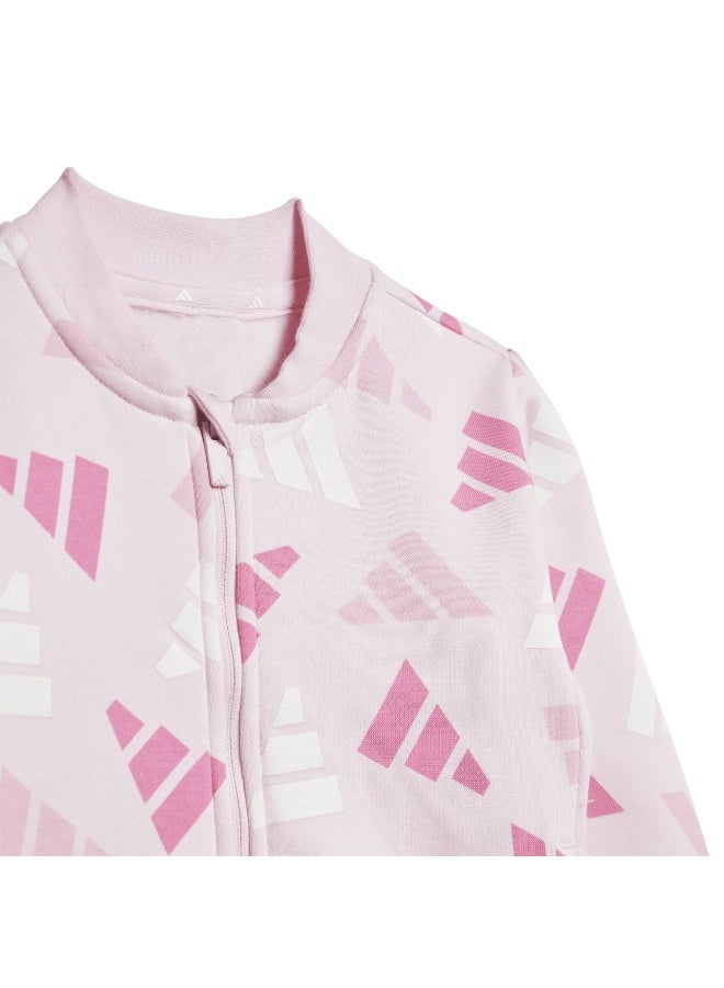 adidas seasonal essentials logo celebration fleece unisex tracksuit