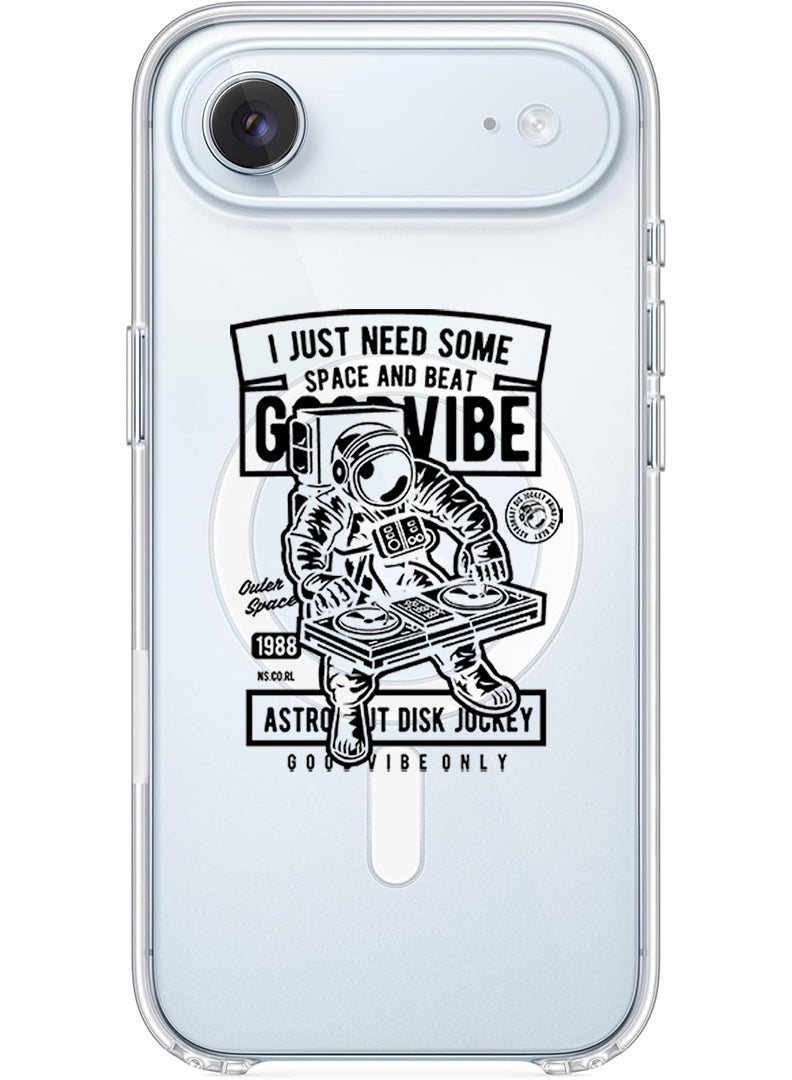 Theodor Magnetic Case for Apple iPhone 17 Air Compatible with MagSafe Wireless Charging, Shockproof Phone Bumper Cover - Good vibe - Image 1