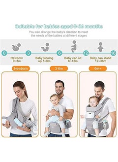 Baby Carrier with Hip Seat MultiFunctional 9 in 1 Baby Back Carrier Convenient Breathable Easytouse Baby Carrier With Storage Function Suitable For 036 Months Baby Toddler - pzsku/ZFB9702815ED0E5782274Z/45/_/1723537498/3997b715-773c-4286-9f3b-e8a3eed8d099