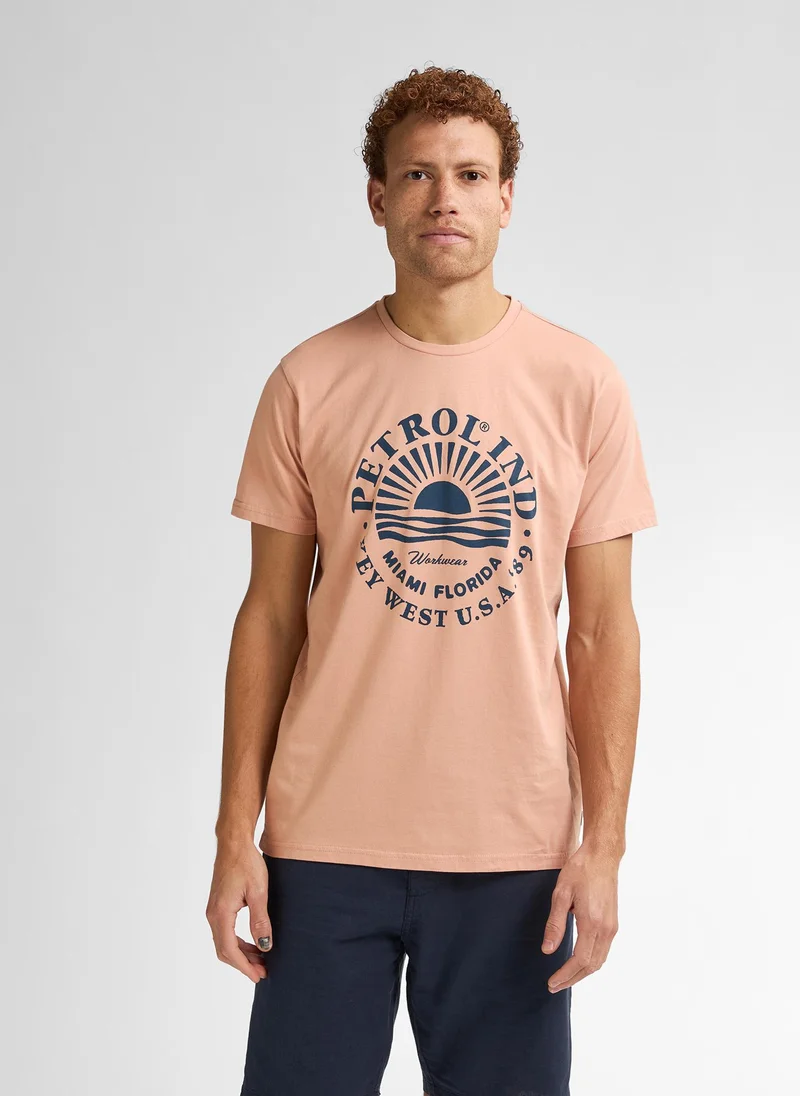 بترول اندستريز Men T-Shirt SS Classic Print