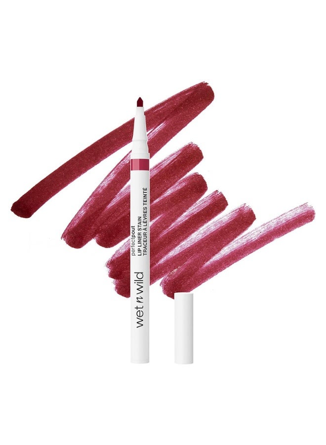 Wet N Wild Perfect Pout Lip Liner Stain - Spilled Wine - Image 1