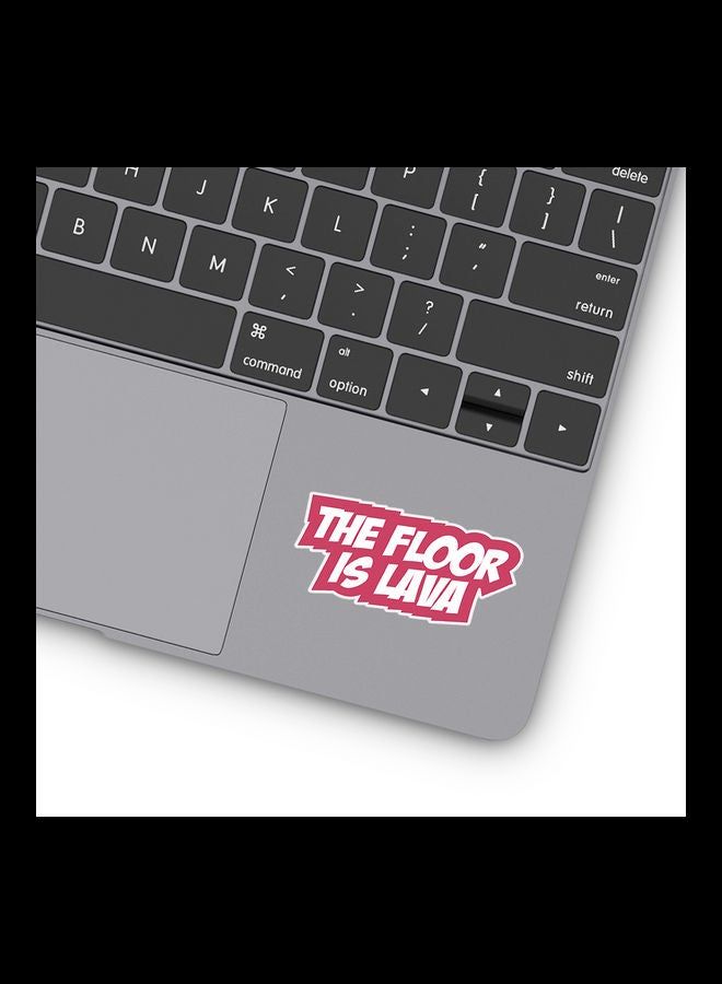RKN Funny Game Floor Is Lava Vinyl Stickers For Laptop 3 inch - Image 2