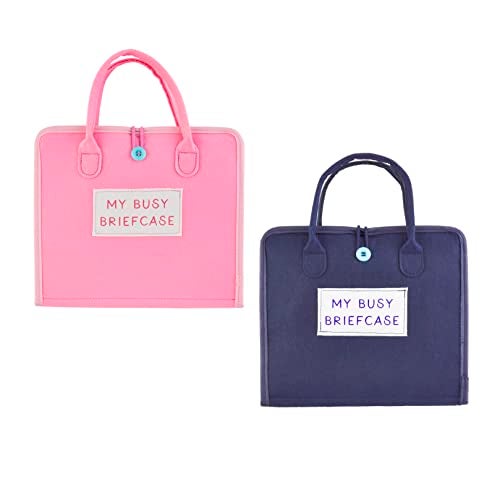 Mud Pie Blue My Busy Briefcase - Image 2