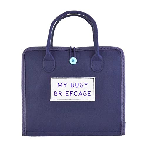 Mud Pie Blue My Busy Briefcase - Image 5