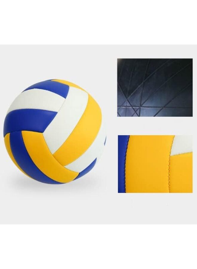 Outdoor Portable Volleyball Net Set System for Backyard - Quick & Easy Setup Adjustable Height Steel Poles, PU Volleyball, Pump, Hammer and Carrying Bag/A - Image 5