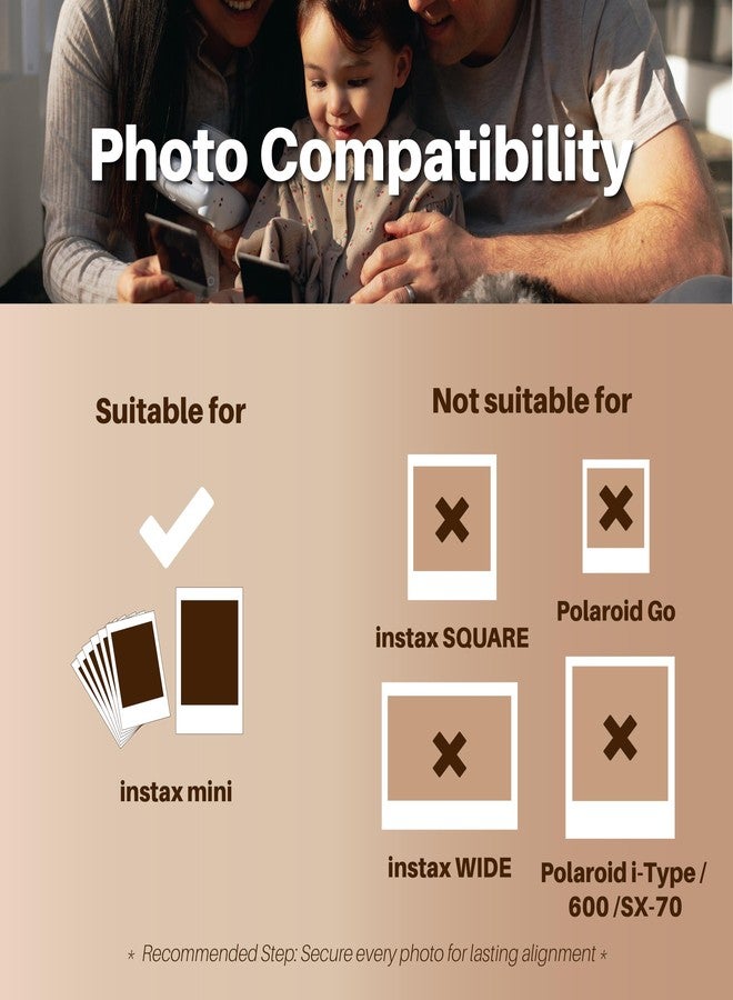 Tapeera Black Multi Picture Frame Collage Wall Decor For Fujifilm Instax Mini Film - 30 Openings Large Photo Collage Frame For Wall - Mini Picture Wall Frame - Not Compatible with Polaroid Film Size - Image 4