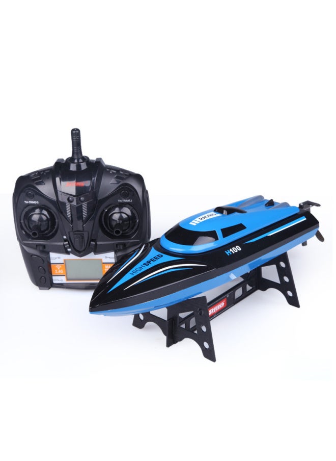 2.4G Wireless High-speed Remote Control Boat Tianke Water Charging Simulation Speedboat Children's Toy Boat Suit Wholesale-Color:H139 Remote Control Ship (English Color Box)  - Image 5