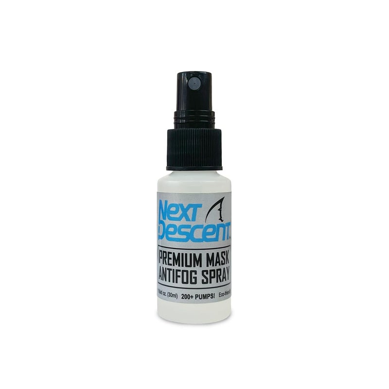 Next Descent Mask Defog | Anti Fog Spray for Scuba Mask, Swim Goggles, Snorkeling/Diving - Image 1