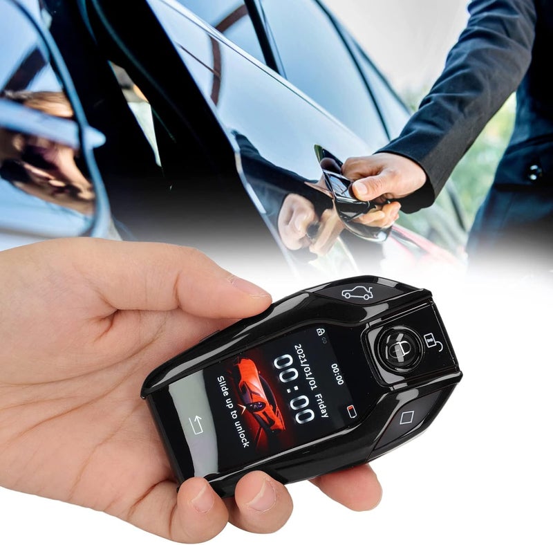 Asixxsix Smart Remote Car Key, Universal TK800 LCD Smart Key Remote Keyless Entry for All Start Stop Engine Button Car, Anti Theft Vehicle Car Remote Control Key(Black) - Image 5