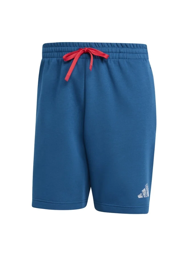 Adidas Adidas M Sm Sweatshort M Blue Not Sports Specific Shorts For Men