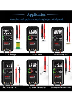 BSIDE S20 Intelligent EMF Multimeter Electromagnetic Radiation Detector 3.5-inch Colored Display 9999 Counts Auto Range Rechargeable Universal Meter  - Image 4