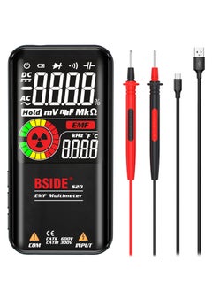 BSIDE S20 Intelligent EMF Multimeter Electromagnetic Radiation Detector 3.5-inch Colored Display 9999 Counts Auto Range Rechargeable Universal Meter  - Image 2