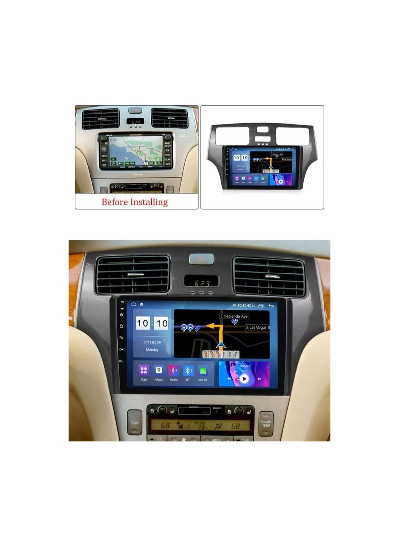 SHEZA STAR - Android Car Stereo for Lexus ES250 ES300 ES330 2001 2002 2003 2004 2005 2006 2GB RAM 32GB ROM 9Inch Support Apple Carplay, MirrorLink WiFi BT, IPS Touch Screen with Backup Camera Included - Image 1