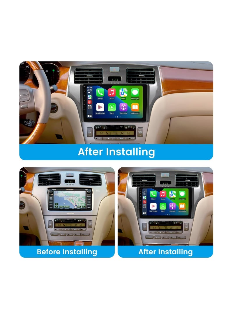 SHEZA STAR - Android Car Stereo for Lexus ES250 ES300 ES330 2001 2002 2003 2004 2005 2006 2GB RAM 32GB ROM 9Inch Support Apple Carplay, MirrorLink WiFi BT, IPS Touch Screen with Backup Camera Included - Image 1