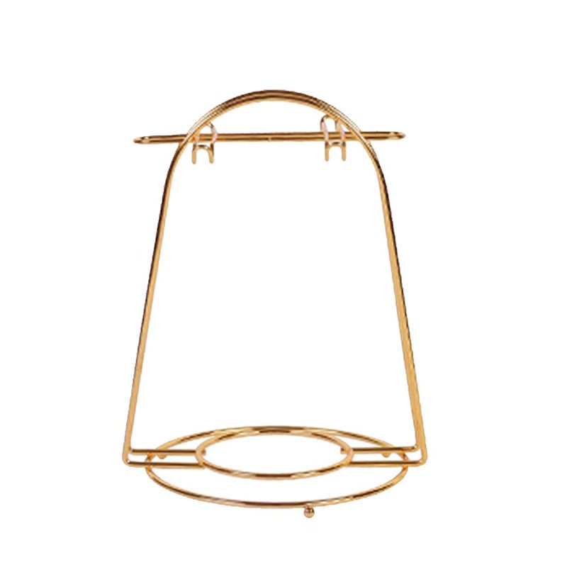 YY YEARCHY Coffee Mug Holder Espresso Cups Holder Cup Drying Rack Cups Drainer Stand Metal Mug Tree Cups Organizer with 4 Hook Hangers for Kitchen Counter and Tea PartyGold - Image 2