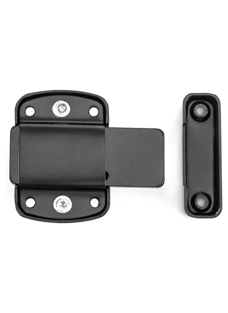 RATSAW Rotating Bolt Latch Convenient Stainless Steel and Brushed Finish Door Lock for Various Doors Black  - Image 4