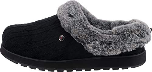 Skechers Women's Keepsakes – Ice Angel Slipper, Black, 6 Wide - Image 2