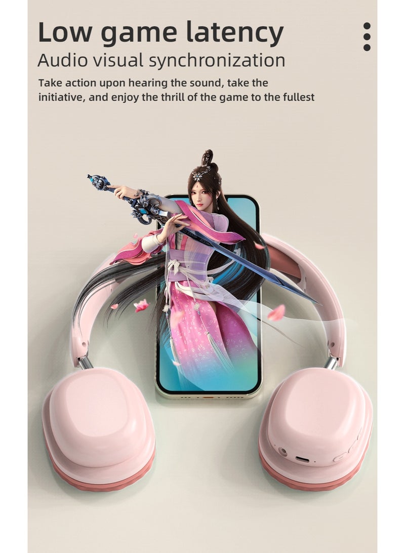 روك بو سماعات بلوتوث فوق الأذن سماعة رأس سلكية لاسلكية قابلة للطي وقابلة للتدوير مع ميكروفون للهاتف الخليوالمحمول 1 بلوتوث 5.3 فولت صوت عالي الدقة مناسب مريح - Image 3