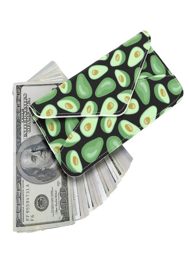 XEYOU Women's Card Wallet Envelope Style Credit Card Holder Cute Cash Wallet for Ladies (Avocado) - Image 3