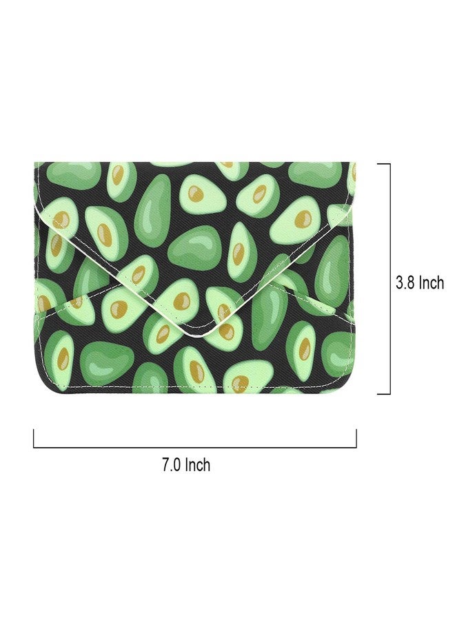 XEYOU Women's Card Wallet Envelope Style Credit Card Holder Cute Cash Wallet for Ladies (Avocado) - Image 4