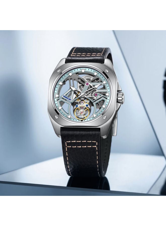 Aesop Tourbillon Skeleton Mechanical Men's Ultra-thin Luminous Fashion Luxury National Trend Brand Watch Gift For Husband - Image 1