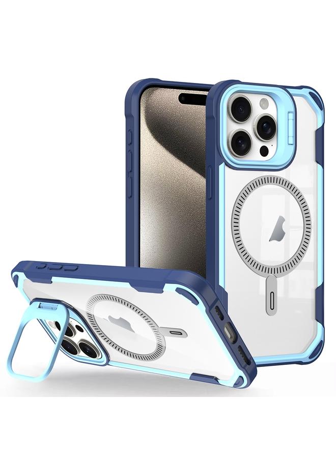 اس-توب جراب لهاتف iPhone 15 Pro Max، جراب شفاف من الأكريليك مع حامل عدسة MagSafe - Image 1