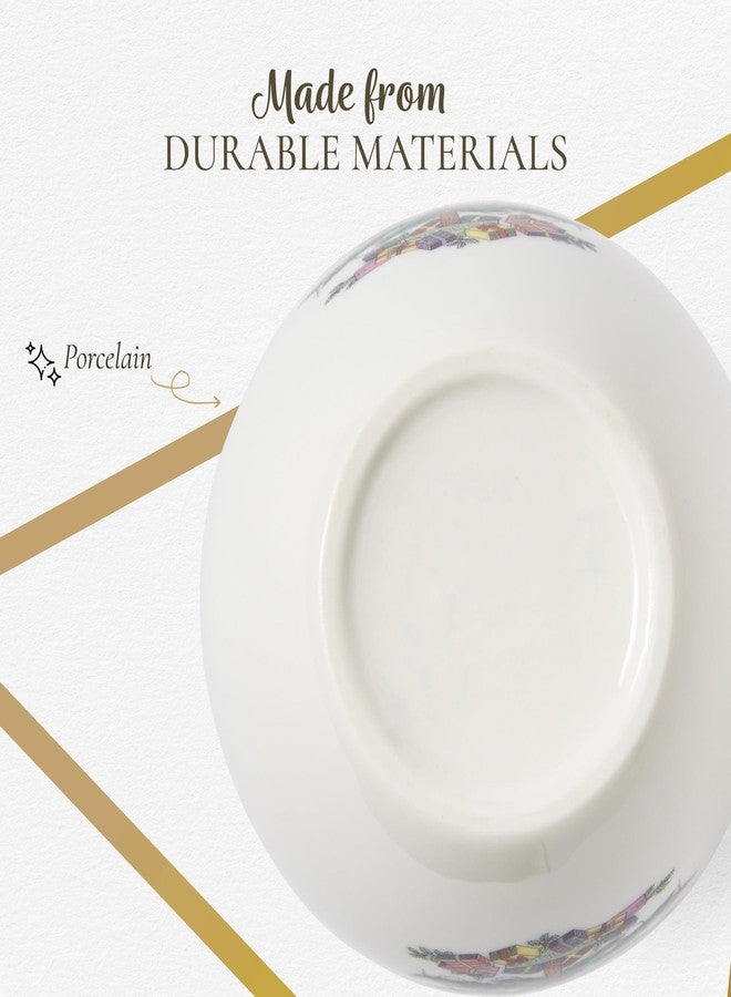 سبود مزهرية سبود لشجرة عيد الميلاد مقاس 10 بوصات - مزهرية زهور سيراميك أنيقة، قطعة مركزية مثالية لتنسيقات الزهور وديكور المنزل - لمسة يدوية الصنع رائعة للزينة الاحتفالية - Image 4