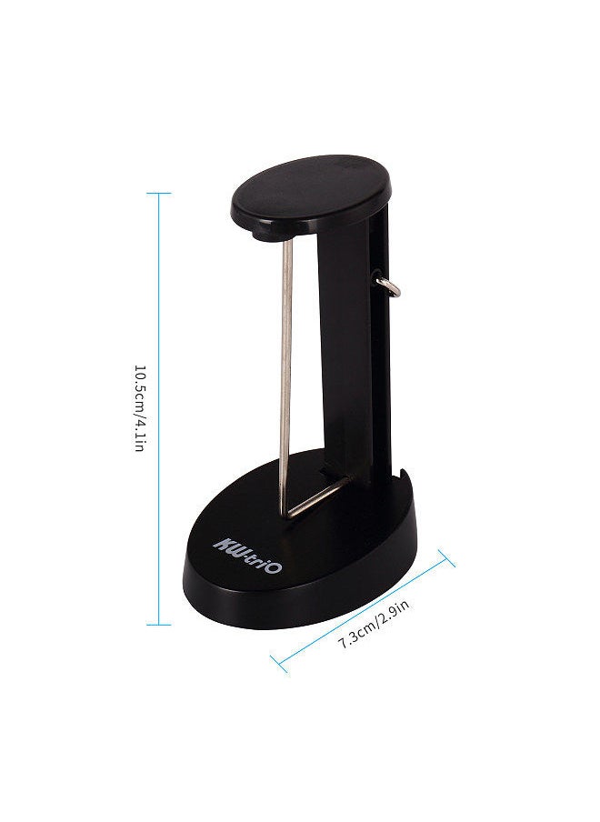 Kw-trio Desk Receipt Holder Spike Stick with Hook Safety Protective Cover Design Check Spindle Bill Notes Paper Memo Fork Restaurant Ticket Holder  - Image 3