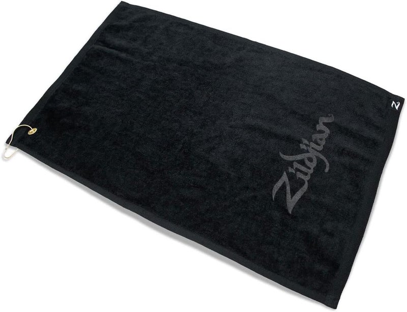 Zildjian Black Drummers Towel (ZTOWEL) - Soft & Absorbent Cotton - Image 1