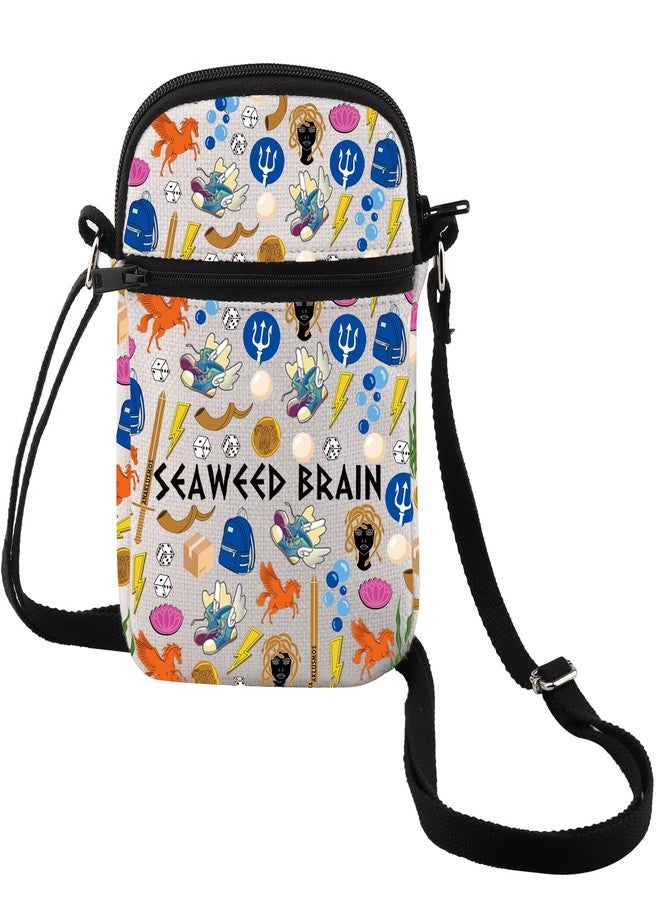 MEIKIUP Seaweed Brain The Lightning Thief Crossbody Bag Riptide Sword Bag Greek Mythology Themed Book Lover Gift (Seaweed CB) - Image 1