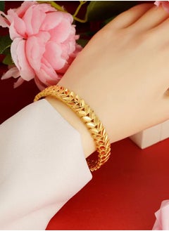 Generic 22K Gold-Plated Bride Bracelet Ornaments Wedding Bracelets Bridal Jewelry 1 Piece  - Image 1
