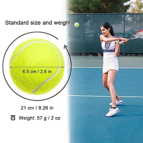 Swity Home Tennis Balls, 24 Pack Tennis Training Balls for Adults Lessons, Practice or Playing with Pet (Regular Color) - Image 2