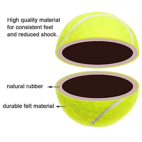 Swity Home Tennis Balls, 24 Pack Tennis Training Balls for Adults Lessons, Practice or Playing with Pet (Regular Color) - Image 3