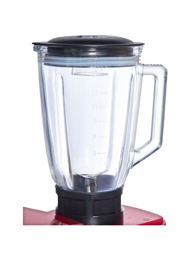 Admiral Professional Stand Mixer | 3-in-1 Multifunction Kitchen Machine with Full Metal Gear System, All-Copper Motor, LED Timer Display & Built-in Bowl Light | Includes Stainless Steel Bowl, Dough Hook, Whisk, Beater 10 L 2000 W ADSM-10SS20 Red - Image 3