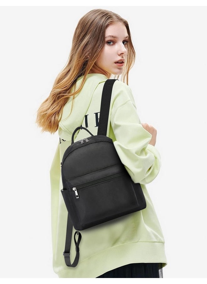 Lovevook LOVEVOOK Mini Backpack for Women Purse Fashion Small Black Backpack Daypack for Dating Gift for Her Waterproof  - Image 5