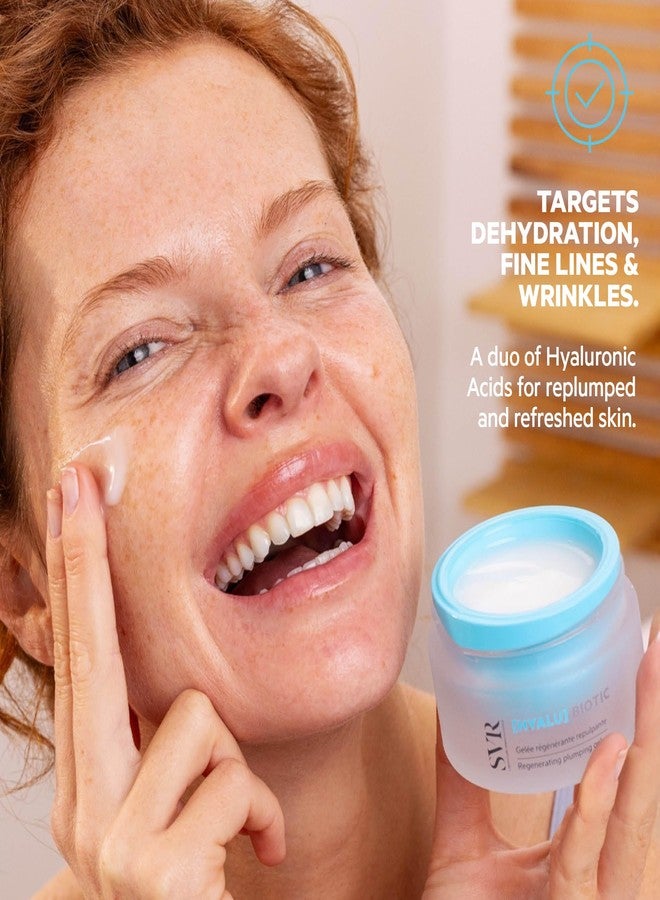 SVR HYALU Biotic Regenerating Face Moisturizer With Hyaluronic Acid, Vitamin C & Probiotics. Intensive Hydration For Normal to Oily Skin. Gel Texture Care, Made In France, 1.7 fl.oz. - Image 3