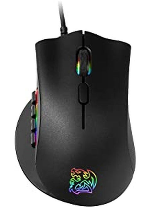 Thermaltake Tt Esports Nemesis Switch MOBA/MMO/RTS Optical RGB Gaming Mouse, MO-NMS-WDOOBK-01