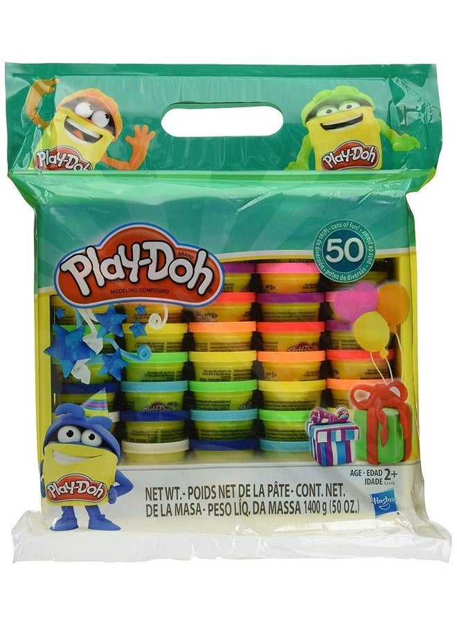 Play-Doh - Modeling Compound 50 Value Pack Case Of Colors Non Toxic Assorted Colors 1 Ounce Cans - Image 1