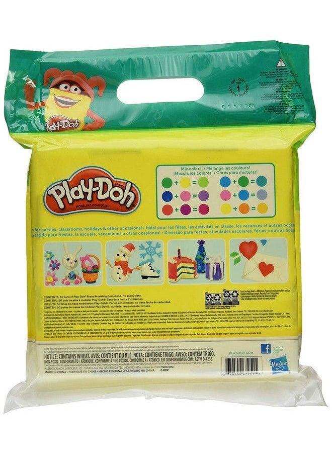 Play-Doh - Modeling Compound 50 Value Pack Case Of Colors Non Toxic Assorted Colors 1 Ounce Cans - Image 1