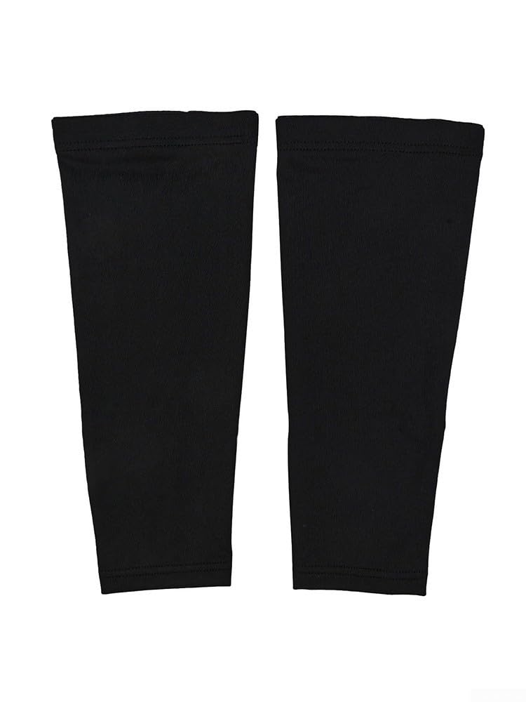 Lightweight Breathable Leg Sleeves Moisture Wicking Calf Support For Running Basketball Cycling Fitness XL White - Image 3