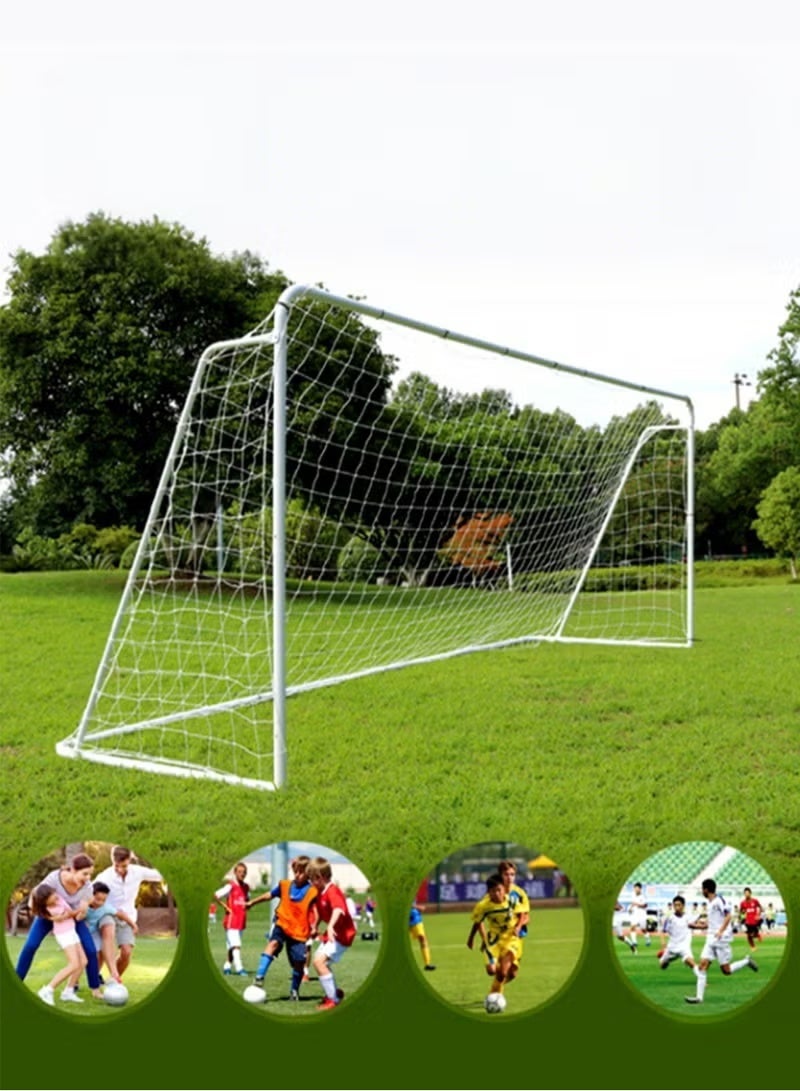 Samira Football Goal with a Single Net 300*200*120CM Soccer Nets for Backyard Training Equipment for Kids Youth Games Sports Fit for Family Game Play - Image 1