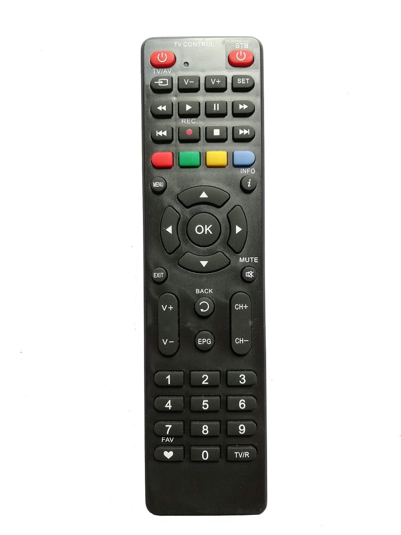 LipiWorld® HD Set Top Box Remote Control with Recording Feature Compatible for PRYSM - Image 5
