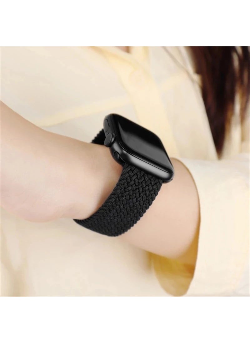 Cool Cold - Apple Watch Compatible 42/44/45/49 mm Series 6 7 8 Se Flexible Braided Band - Image 1