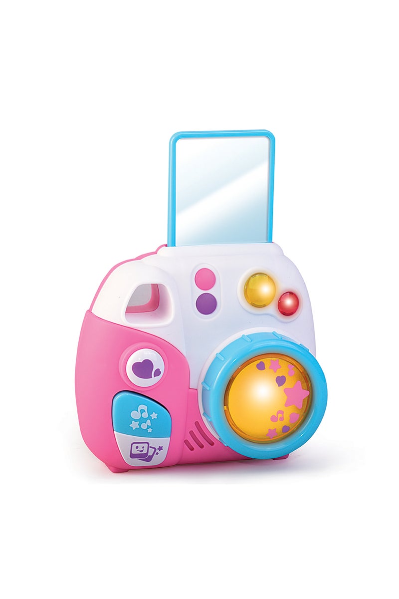 Little Learners ليتل ليرنرز ماي فن كاميرا بينك - ضوء وصوت، عدسة دوارة، ضوء وامض، 12M+ - Image 1